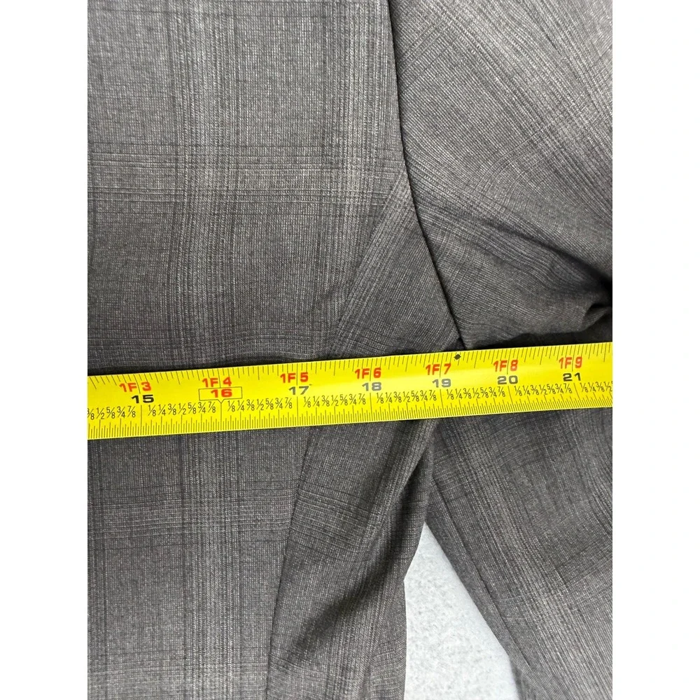 Hugo Boss Reda Super 110 Wool Blazer Mens 34R Charcoal‎ Grey Glen Check Sport